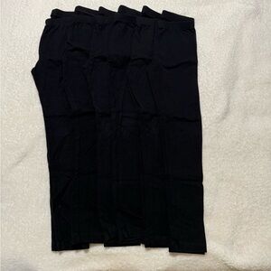 Girls size 6/7 black leggings